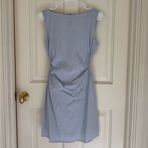 Abercrombie & Fitch Light Blue Midi Dress